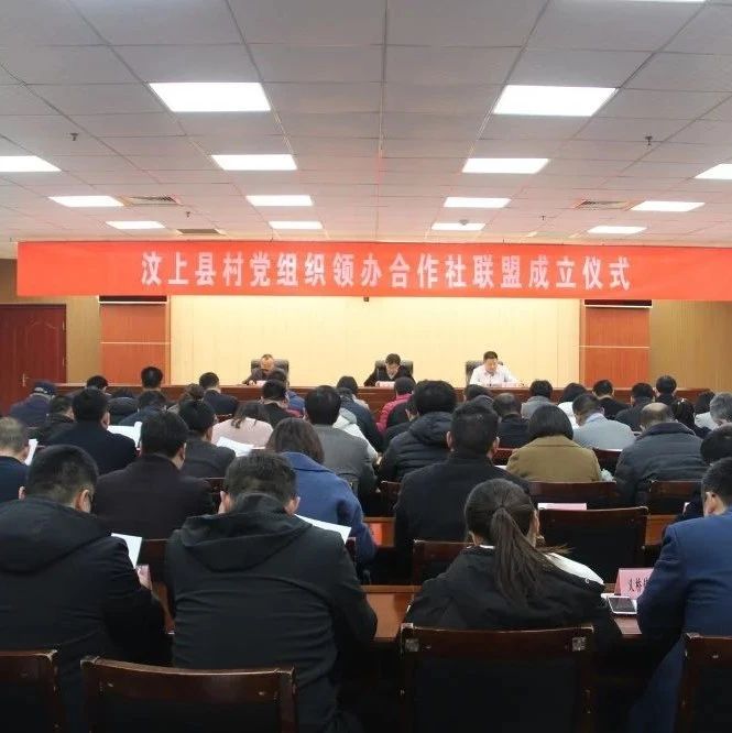 汶上县举行村党组织领办合作社联盟成立仪式